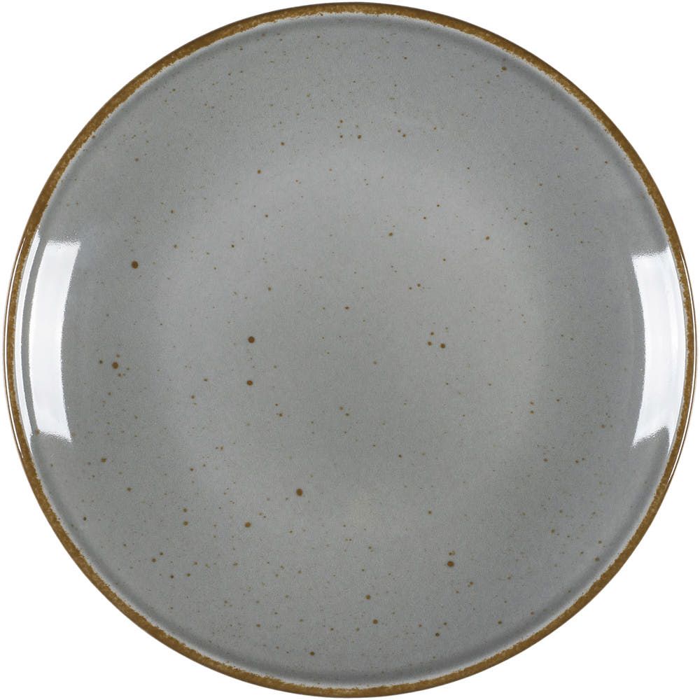 Teller flach Ø 210 mm, Serie Hotel, grau Teller flach Ø 210 mm, Serie Hotel, grau