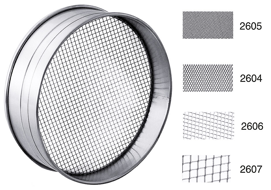 Rundsieb extra grobmaschig Ø 35,0 cm - Lochmaß 9x7mm Rundsieb extra grobmaschig Ø 35,0 cm - Lochmaß 9x7mm