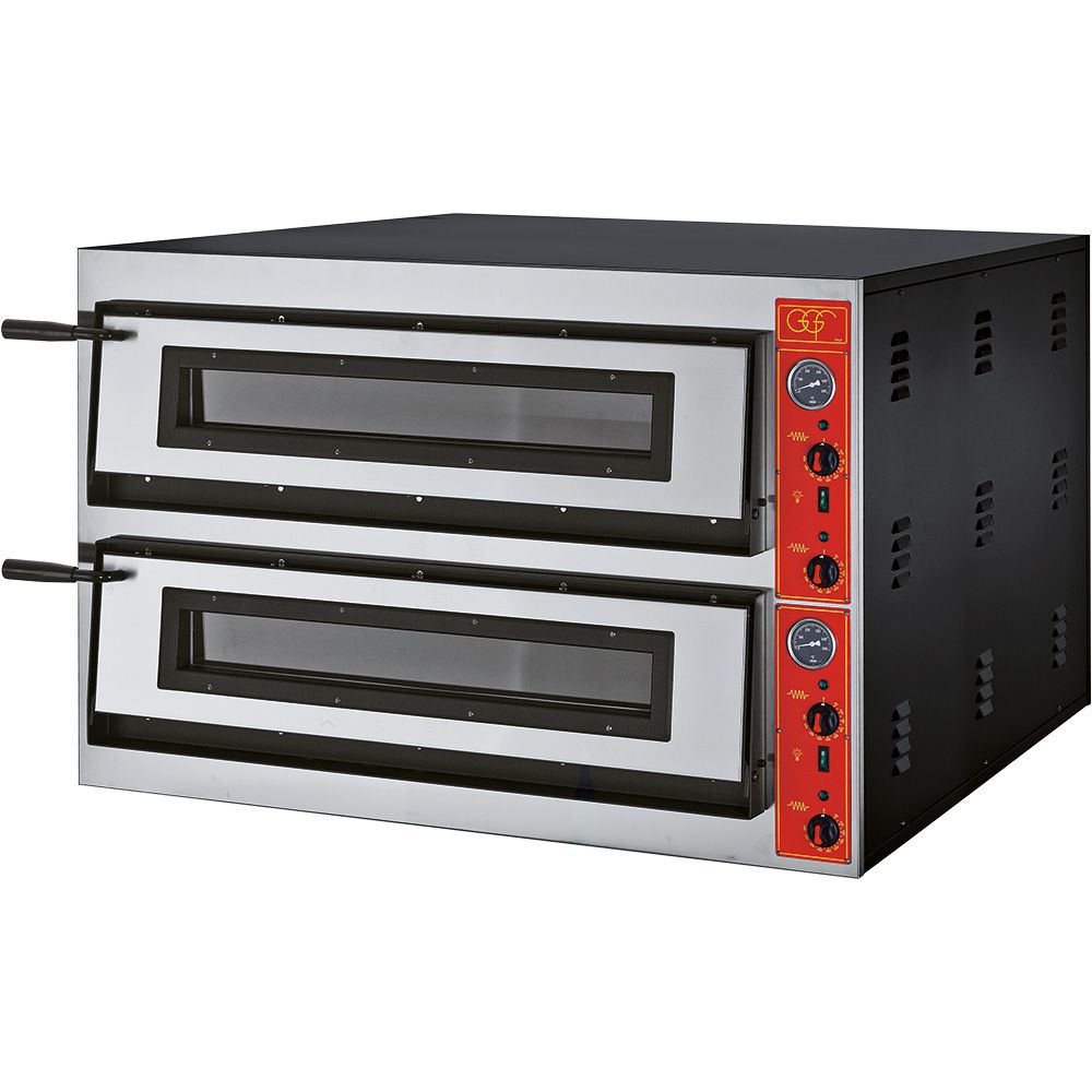 GGF Pizzaofen, 2 Kammern, 18 Pizzen à 300 mm, 19,2 kW GGF Pizzaofen, 2 Kammern, 18 Pizzen à 300 mm, 19,2 kW