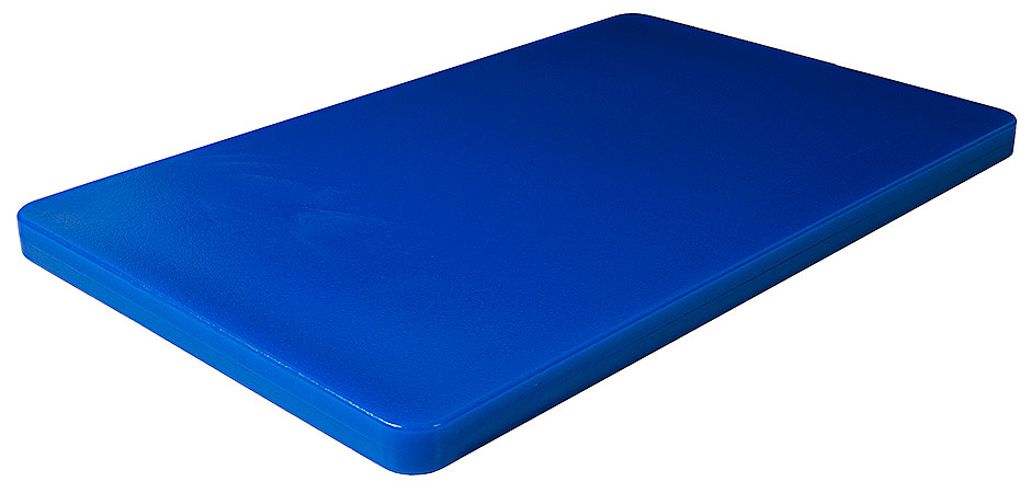 HACCP Schneidbrett hochdicht, mit Füße - 53 x 32,5 cm - 2,5 cm dick - Farbe blau HACCP Schneidbrett hochdicht, mit Füße - 53 x 32,5 cm - 2,5 cm dick - Farbe blau