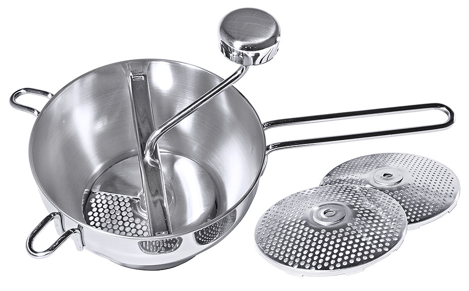 Passiergerät Passe Tout Edelstahl Ø 20 cm, Volumen 2 Liter Passiergerät Passe Tout Edelstahl Ø 20 cm, Volumen 2 Liter