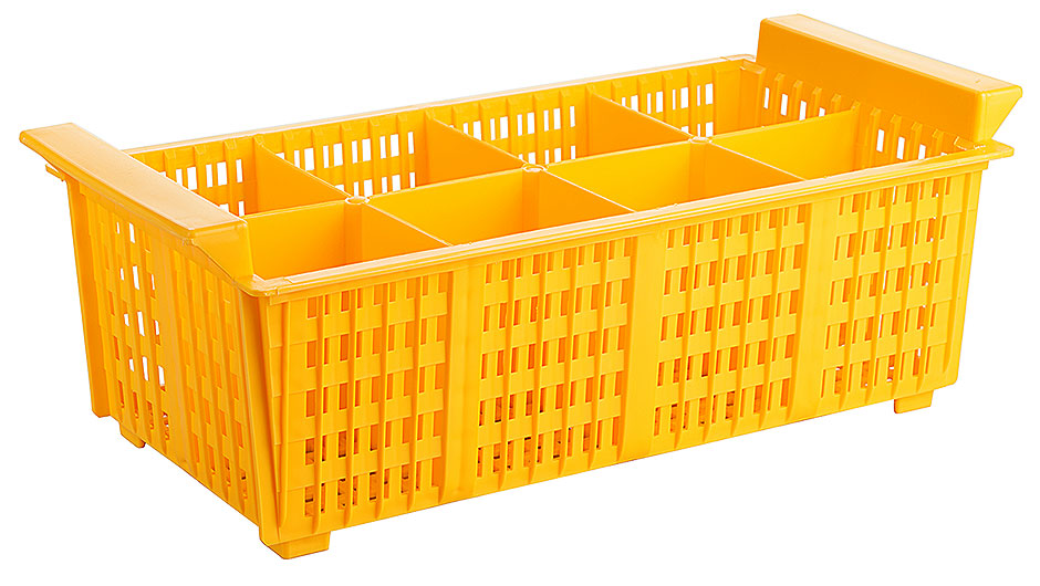 Besteckspülkorb, gelb Besteckspülkorb, gelb