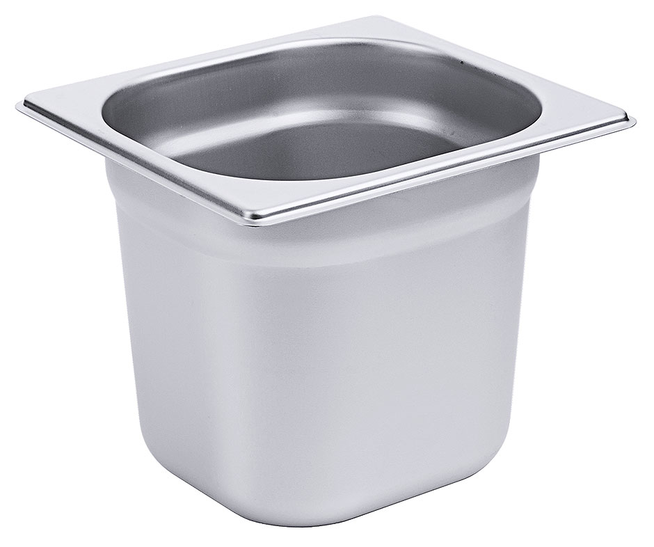 GN Behälter GN 1/6 - 150 mm tief - 2,40 Liter Volumen GN Behälter GN 1/6 - 150 mm tief - 2,40 Liter Volumen