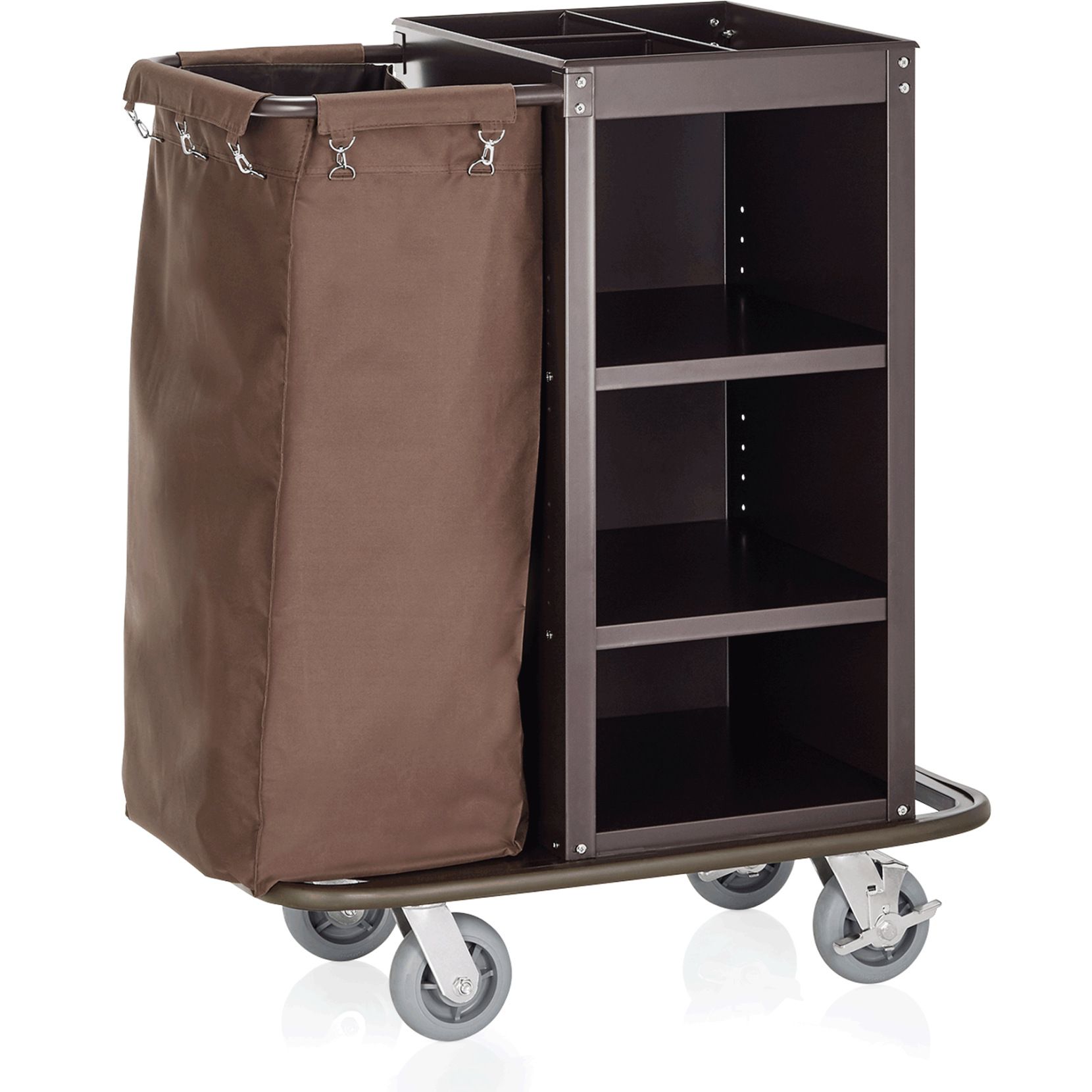 Zimmerservicewagen, 94x59x116cm aus Stahlrahmen lackiert Zimmerservicewagen, 94x59x116cm aus Stahlrahmen lackiert