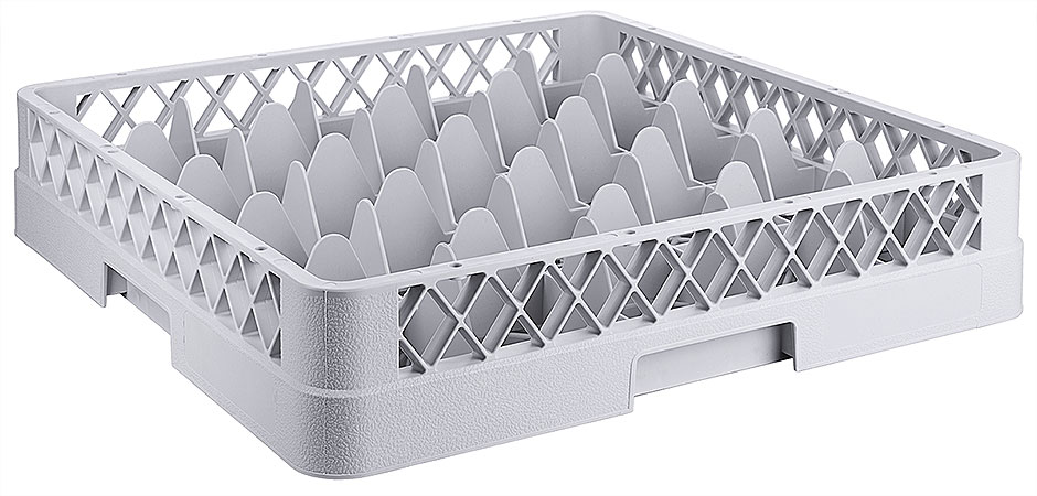 Gläserspülkorb mit 25 Fächer - Ø Glas 9,0 cm - Höhe 8,0 cm