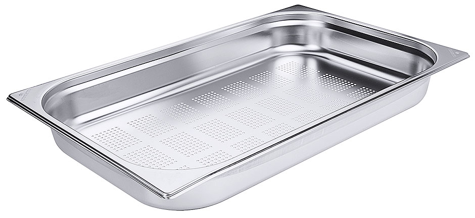 GN Behälter perforiert GN 1/1 - 65 mm tief - Volumen 9,0 Liter GN Behälter perforiert GN 1/1 - 65 mm tief - Volumen 9,0 Liter