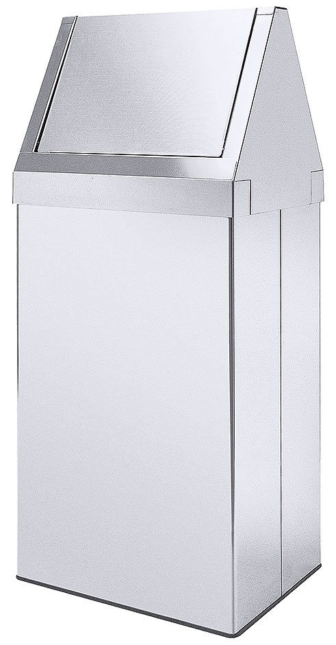 Abfallbehälter mit Schwingdeckel - Maße 40 x 30 cm - Höhe 88 cm - Volumen 70 Liter Abfallbehälter mit Schwingdeckel - Maße 40 x 30 cm - Höhe 88 cm - Volumen 70 Liter