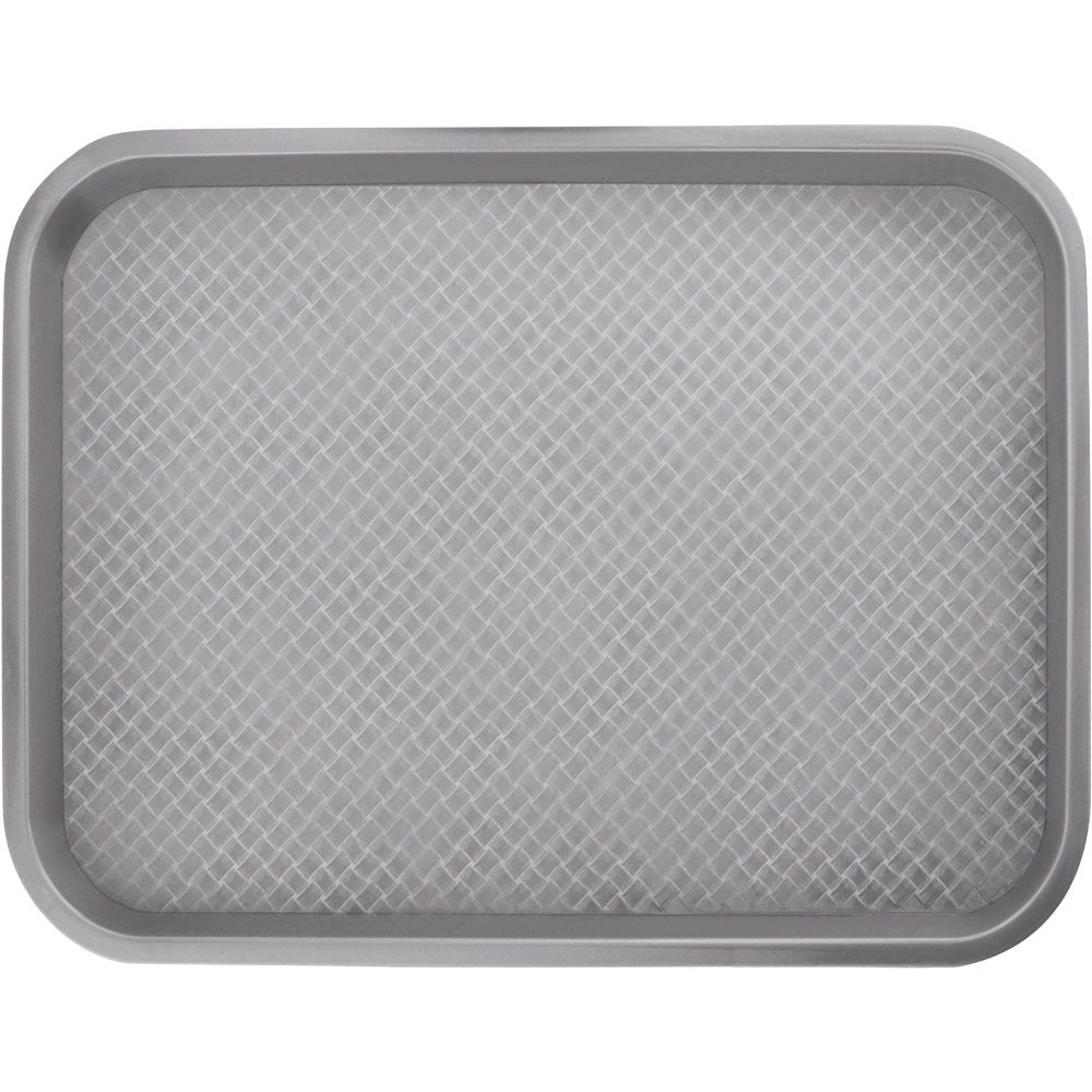 Fast Food Tablett 450x350mm, Polypropylen in grau