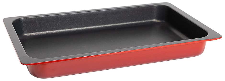 Bräter Aluguss PTFE - GN 1/1 - AluChef® - Farbe rot Bräter Aluguss PTFE - GN 1/1 - AluChef® - Farbe rot