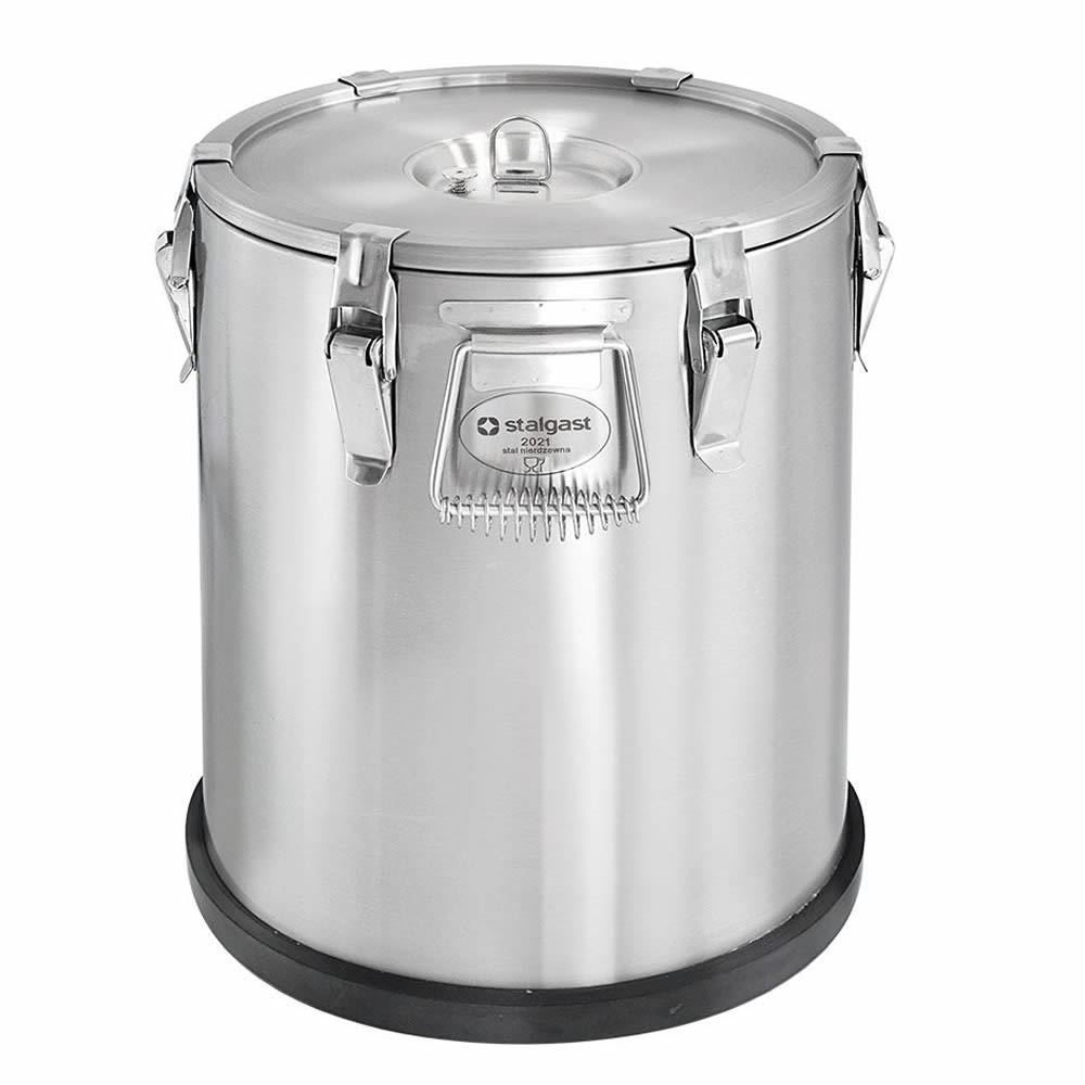 Thermobehälter aus rostfreiem Edelstahl, 30 Liter Thermobehälter aus rostfreiem Edelstahl, 30 Liter