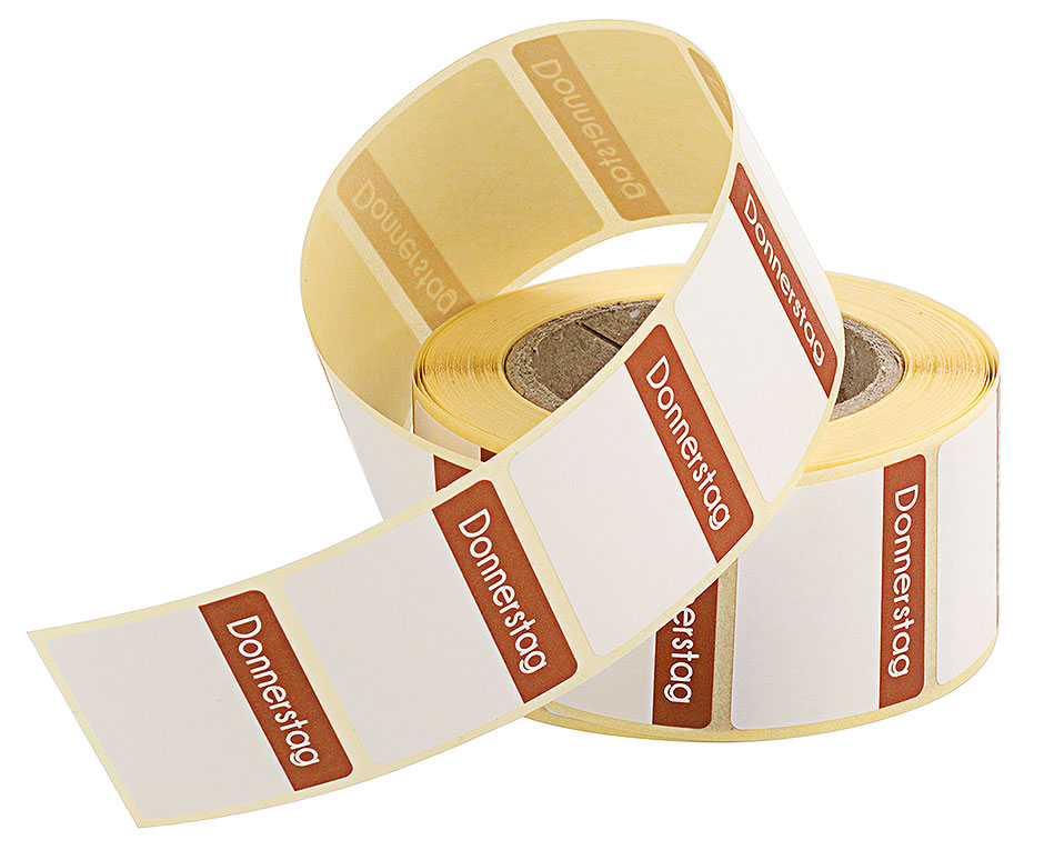 Etiketten Donnerstag BRAUN Etiketten Donnerstag BRAUN