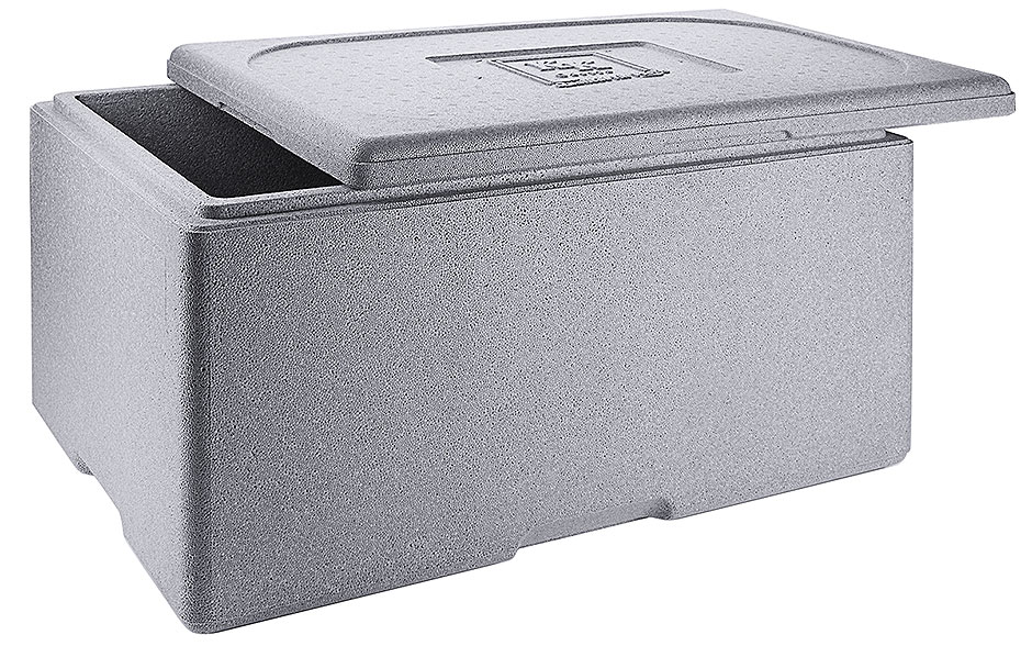 Thermobox aus EPS GN 1/1 mit 45,0 Liter Inhalt Thermobox aus EPS GN 1/1 mit 45,0 Liter Inhalt