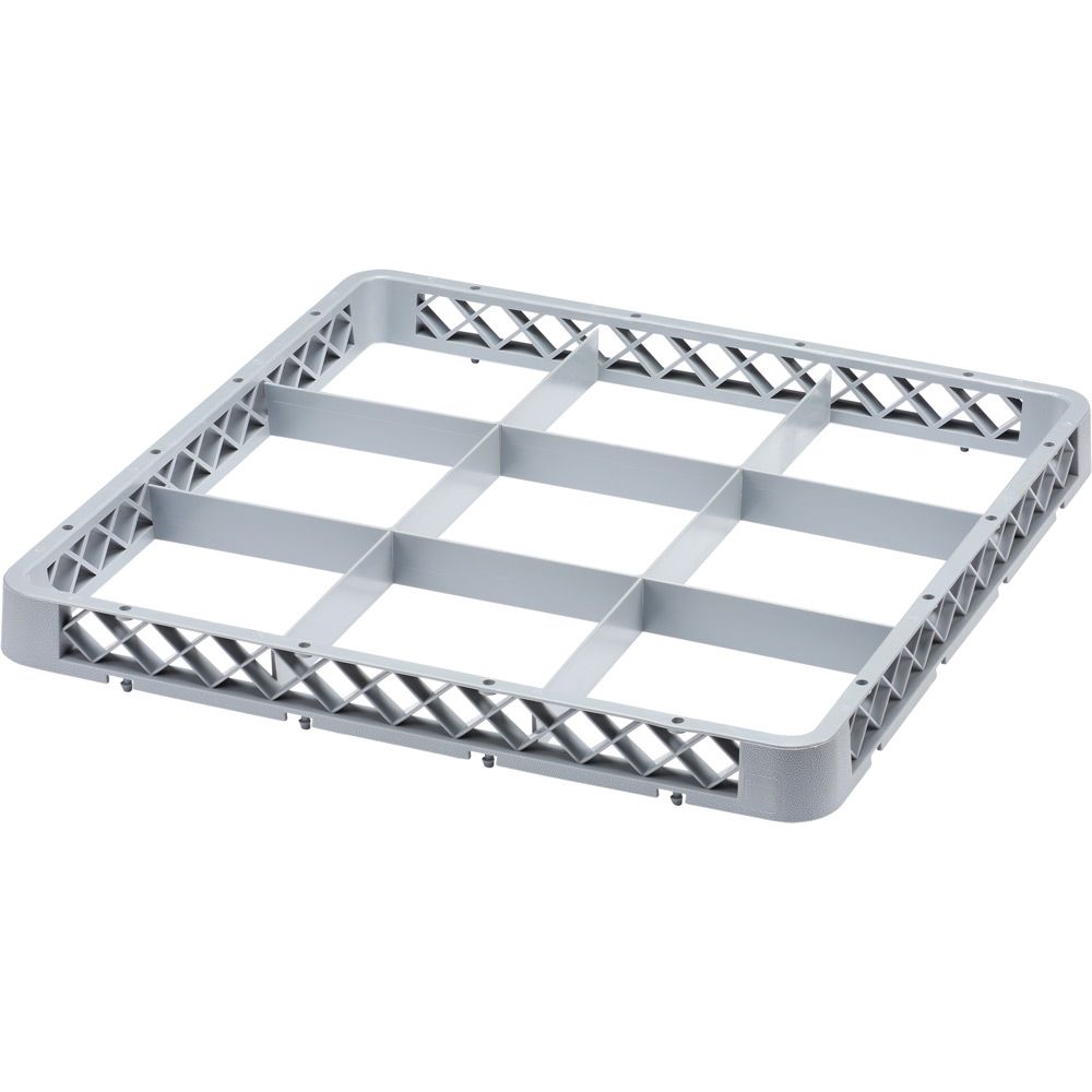 Aufsatzrand für Spülkorb 500x500 mm, 9 Fächer Aufsatzrand für Spülkorb 500x500 mm, 9 Fächer