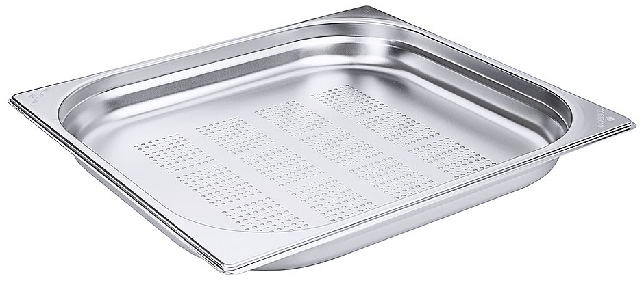 GN Behälter perforiert GN 2/3 - 40 mm tief - Volumen 3,0 Liter GN Behälter perforiert GN 2/3 - 40 mm tief - Volumen 3,0 Liter