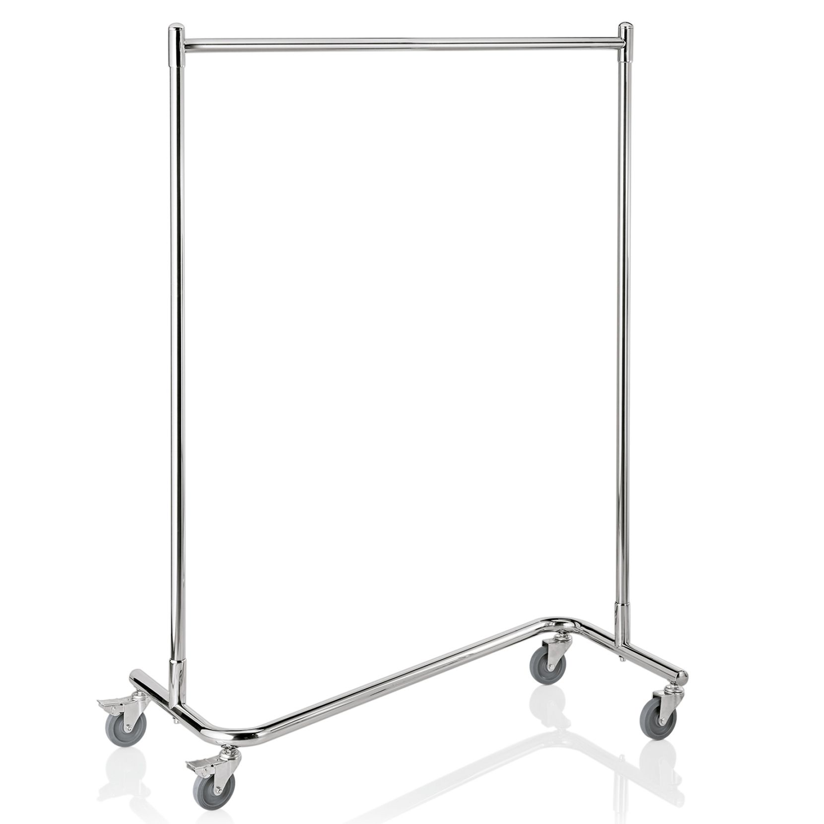 Garderobenwagen in Z-Form, 125x55x170cm aus CNS Garderobenwagen in Z-Form, 125x55x170cm aus CNS