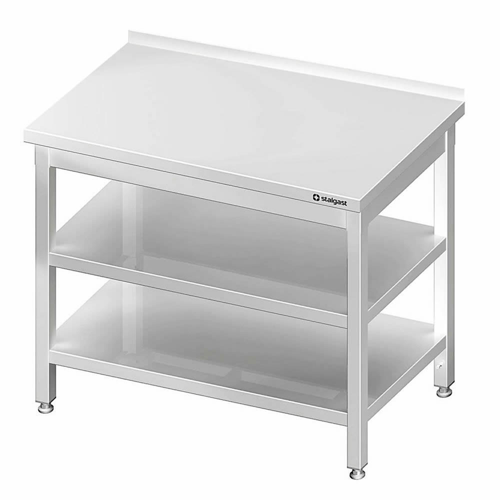 Arbeitstisch 190x70x85cm. Grund- & Zwischenboden. mit Aufkantung Arbeitstisch 190x70x85cm. Grund- & Zwischenboden. mit Aufkantung