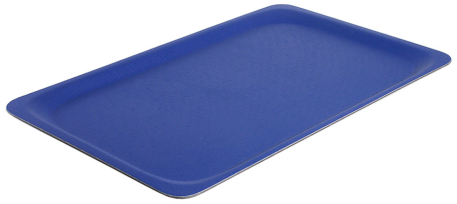 Tablett GN 1/1 - 53,0 x 32,5cm aus Schichtstoff in blau Tablett GN 1/1 - 53,0 x 32,5cm aus Schichtstoff in blau