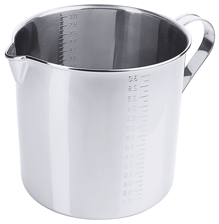 Zylindrisches Maß, graduiert Ø 16,0 cm - Höhe 16,0 cm - Volumen 3,2 Liter - Scala 2 Zylindrisches Maß, graduiert Ø 16,0 cm - Höhe 16,0 cm - Volumen 3,2 Liter - Scala 2