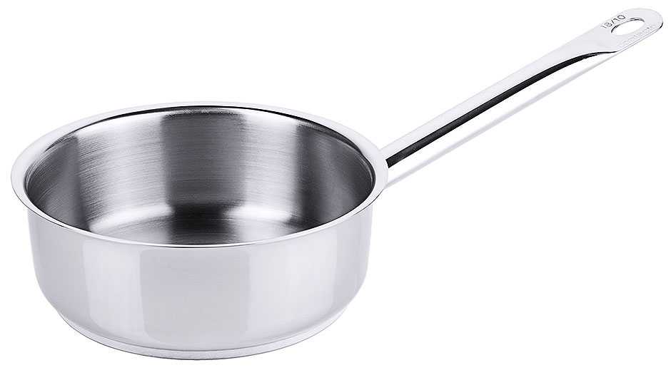 Stielkasserolle niedrig - Ø 16 cm - Inhalt 1,2 Liter - Höhe 6,0 cm