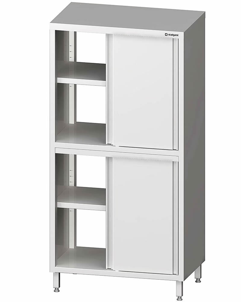 Durchreiche-Hochschrank - Schiebetüren. 120x70x200cm. 2 Schrankräume Durchreiche-Hochschrank - Schiebetüren. 120x70x200cm. 2 Schrankräume