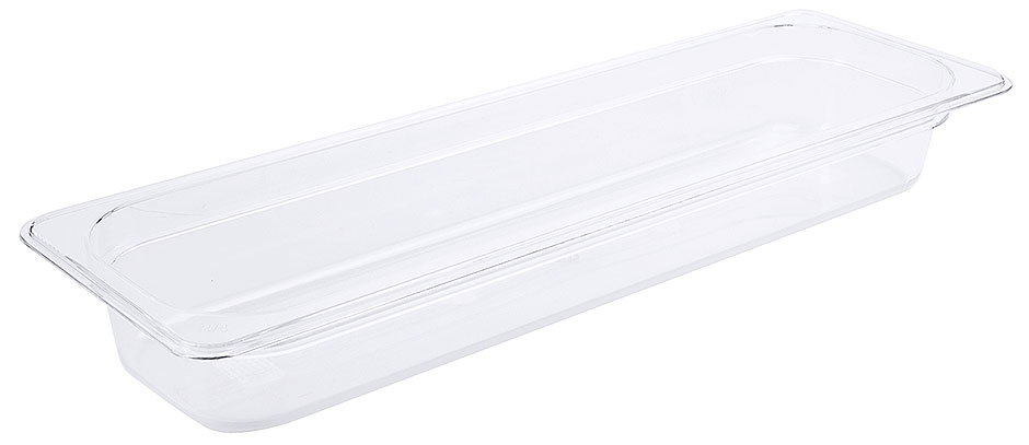 GN Behälter 2/4 - Polycarbonat - 65 mm tief - Volumen 3,3 Liter