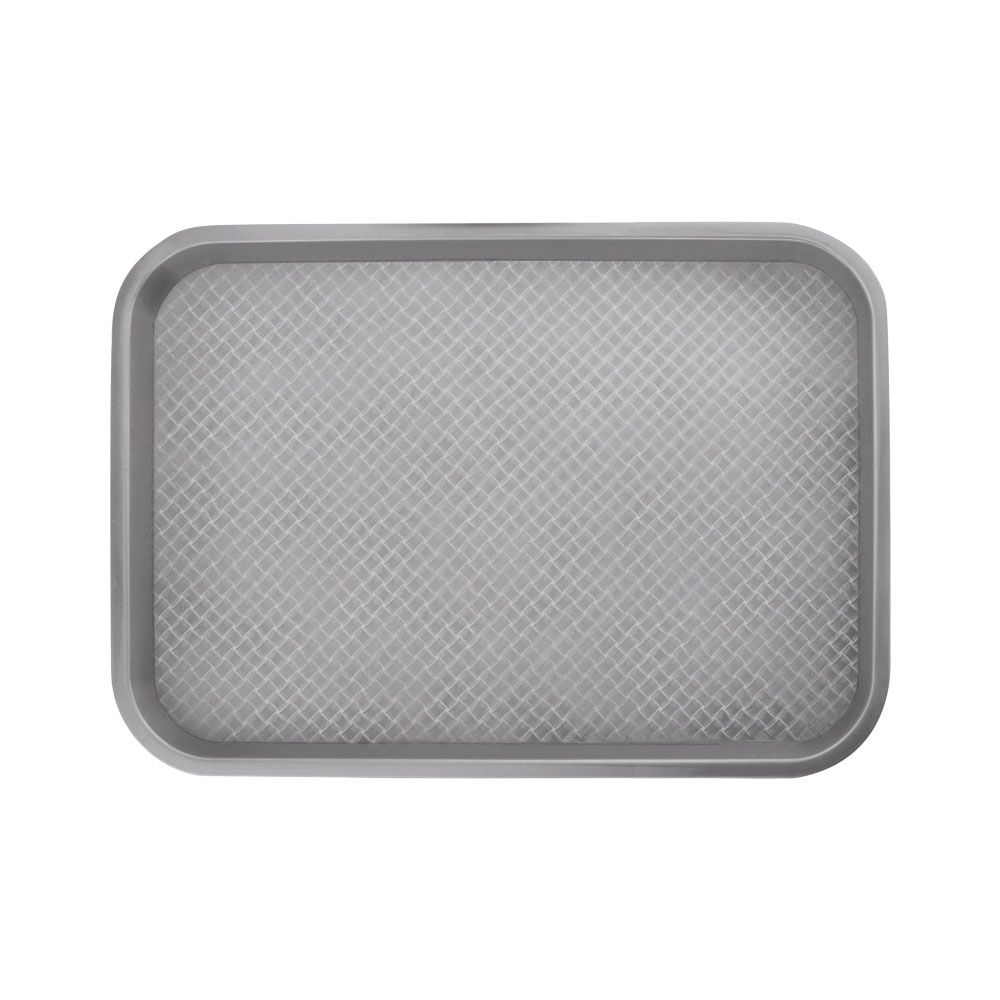 Fast Food Tablett 350x250mm, Polypropylen in grau Fast Food Tablett 350x250mm, Polypropylen in grau
