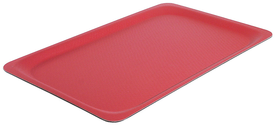 Tablett GN 1/1 - 53,0 x 32,5cm aus Schichtstoff in signalrot Tablett GN 1/1 - 53,0 x 32,5cm aus Schichtstoff in signalrot
