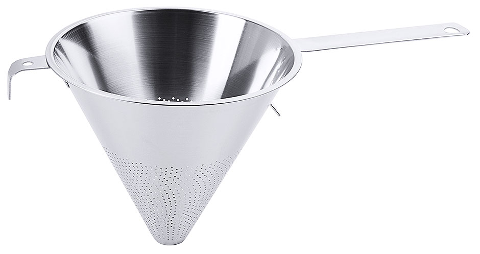 Spitzsieb mit Flachgriff Ø 20 cm - Höhe 18,0 cm - Volumen 1,50 Liter