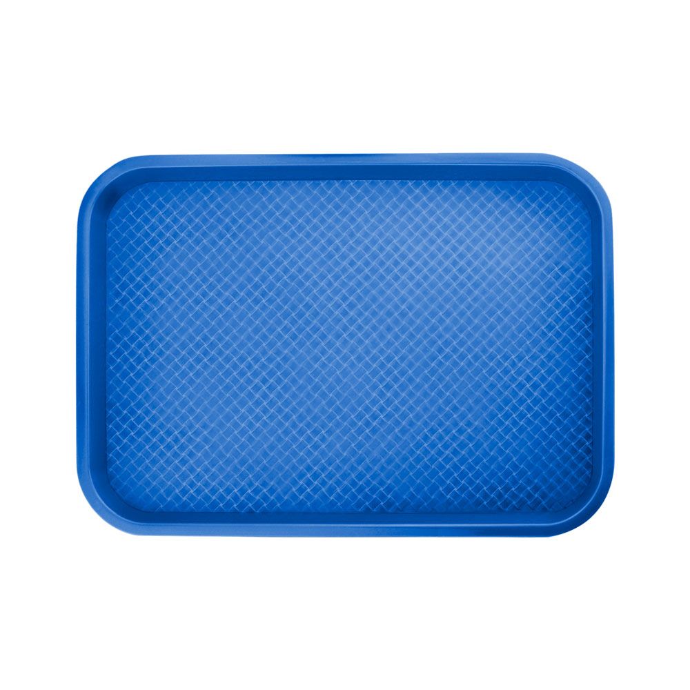 Fast Food Tablett 350x250mm, Polypropylen in blau Fast Food Tablett 350x250mm, Polypropylen in blau