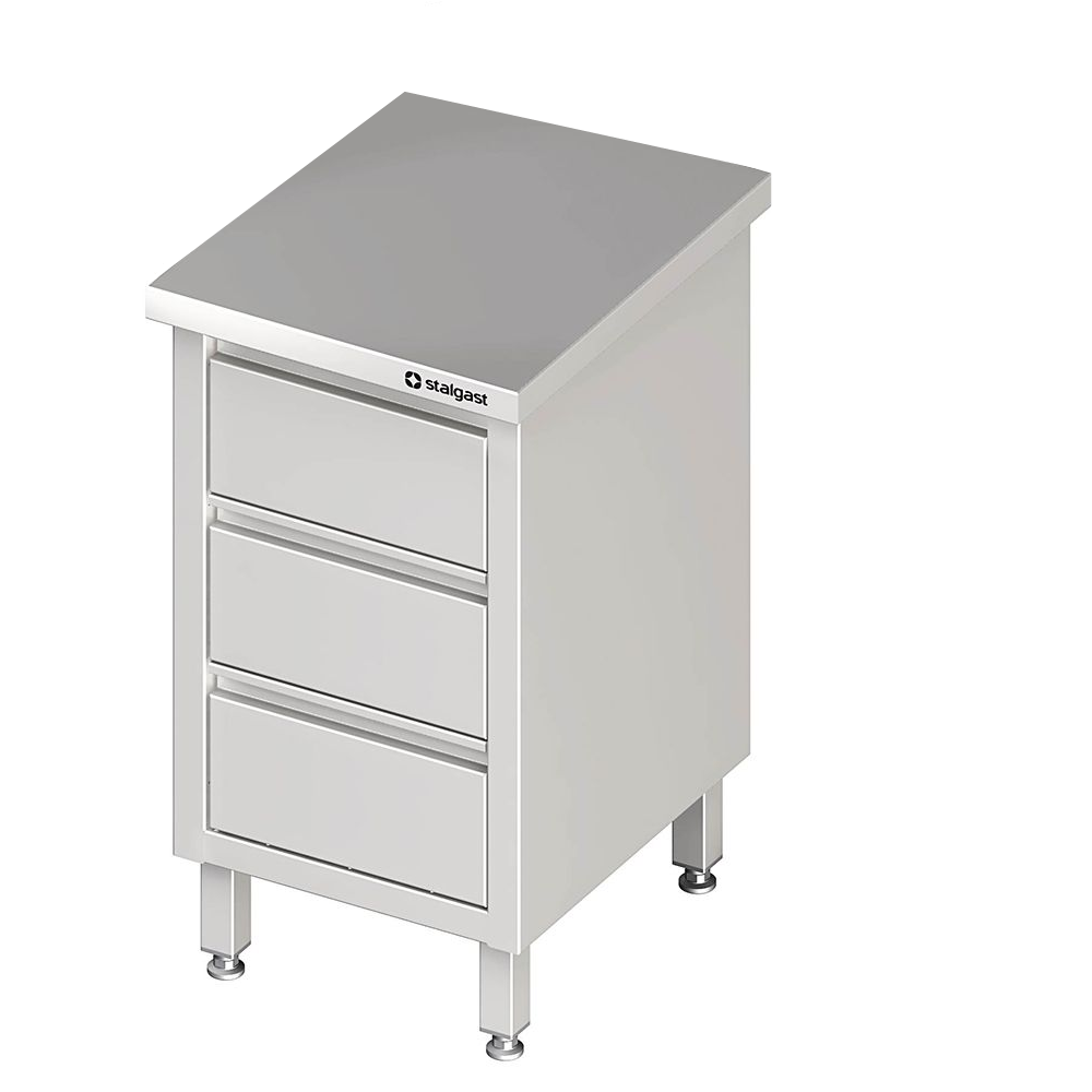 Schubladenschrank mit 3 Schubladen, 450x700x850 mm Schubladenschrank mit 3 Schubladen, 450x700x850 mm