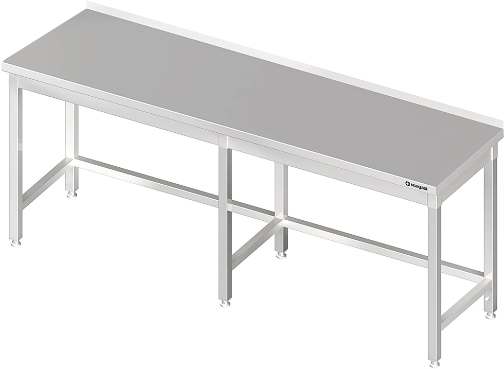 Arbeitstisch 230x60x85cm, ohne Grundboden, mit Aufkantung Arbeitstisch 230x60x85cm, ohne Grundboden, mit Aufkantung