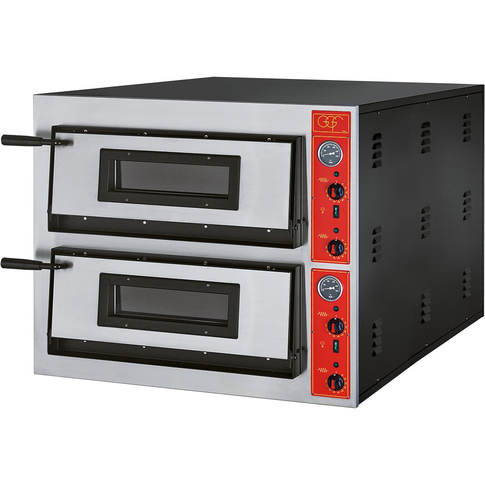 GGF Pizzaofen, 2 Kammern, 12 Pizzen à 300 mm, 14,4 kW GGF Pizzaofen, 2 Kammern, 12 Pizzen à 300 mm, 14,4 kW