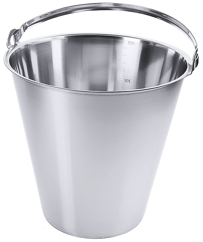 Eimer ohne Bodenreifen Ø 32,5 cm mit 15 Liter Inhalt, Höhe 31 cm Eimer ohne Bodenreifen Ø 32,5 cm mit 15 Liter Inhalt, Höhe 31 cm