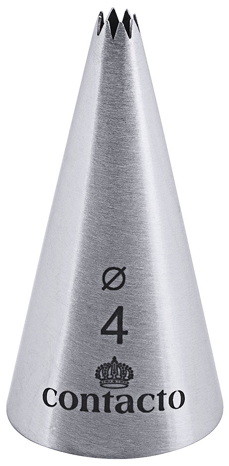 Sterntülle Edelstahl 18/10 - Lochdurchmesser Ø 4,0 mm