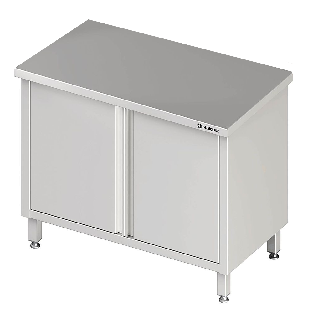 Arbeitsschrank mit Flügeltüren 130x60x85cm, ohne Aufkantung Arbeitsschrank mit Flügeltüren 130x60x85cm, ohne Aufkantung