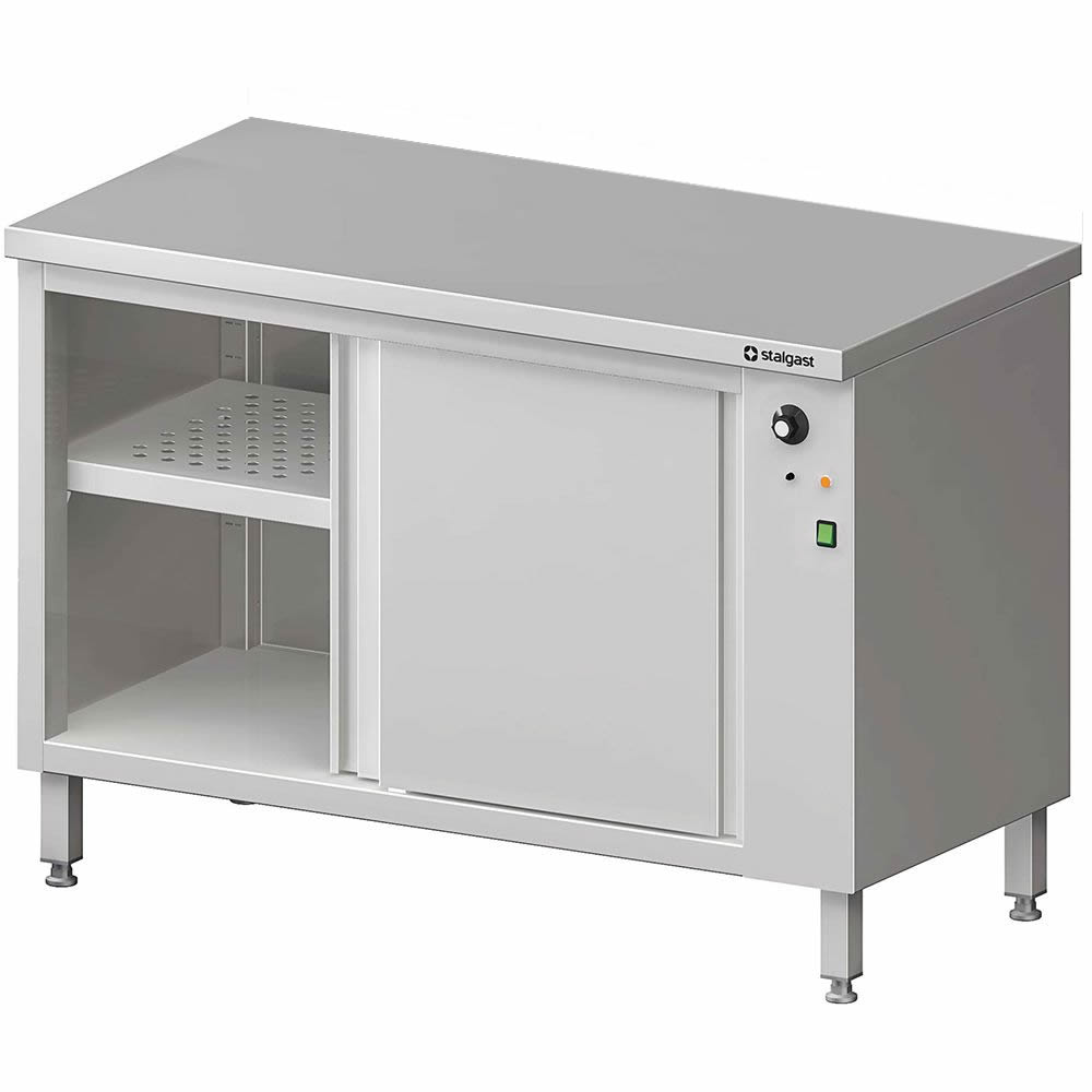 Wärmeschrank mit Schiebetüren 1600x700x850 mm ohne Aufkantung Wärmeschrank mit Schiebetüren 1600x700x850 mm ohne Aufkantung