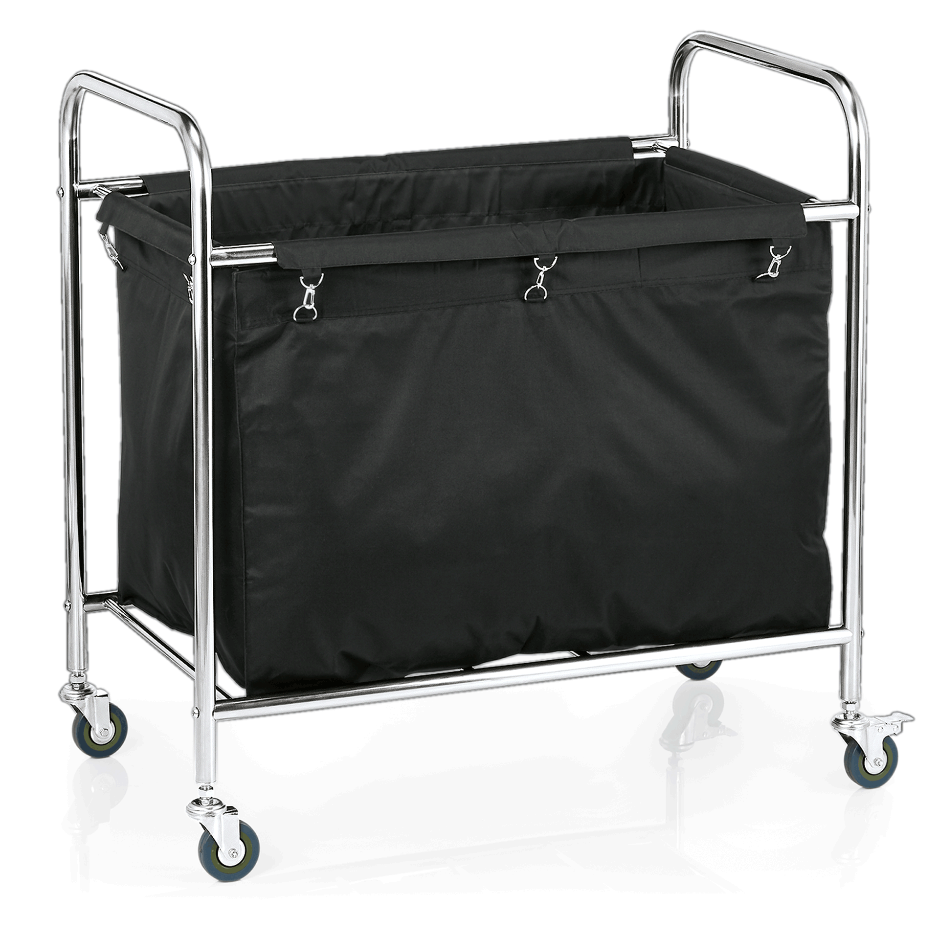 Wäschewagen aus Edelstahl - 90x54x92cm Wäschewagen aus Edelstahl - 90x54x92cm