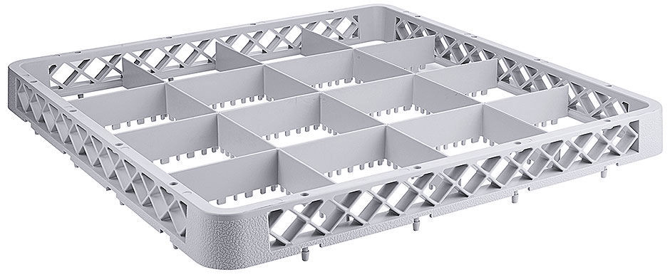 Erweiterungselement für Spülkorb, 16 Fächer - Ø Glas 11,5 cm, Höhe 4,0 cm Erweiterungselement für Spülkorb, 16 Fächer - Ø Glas 11,5 cm, Höhe 4,0 cm