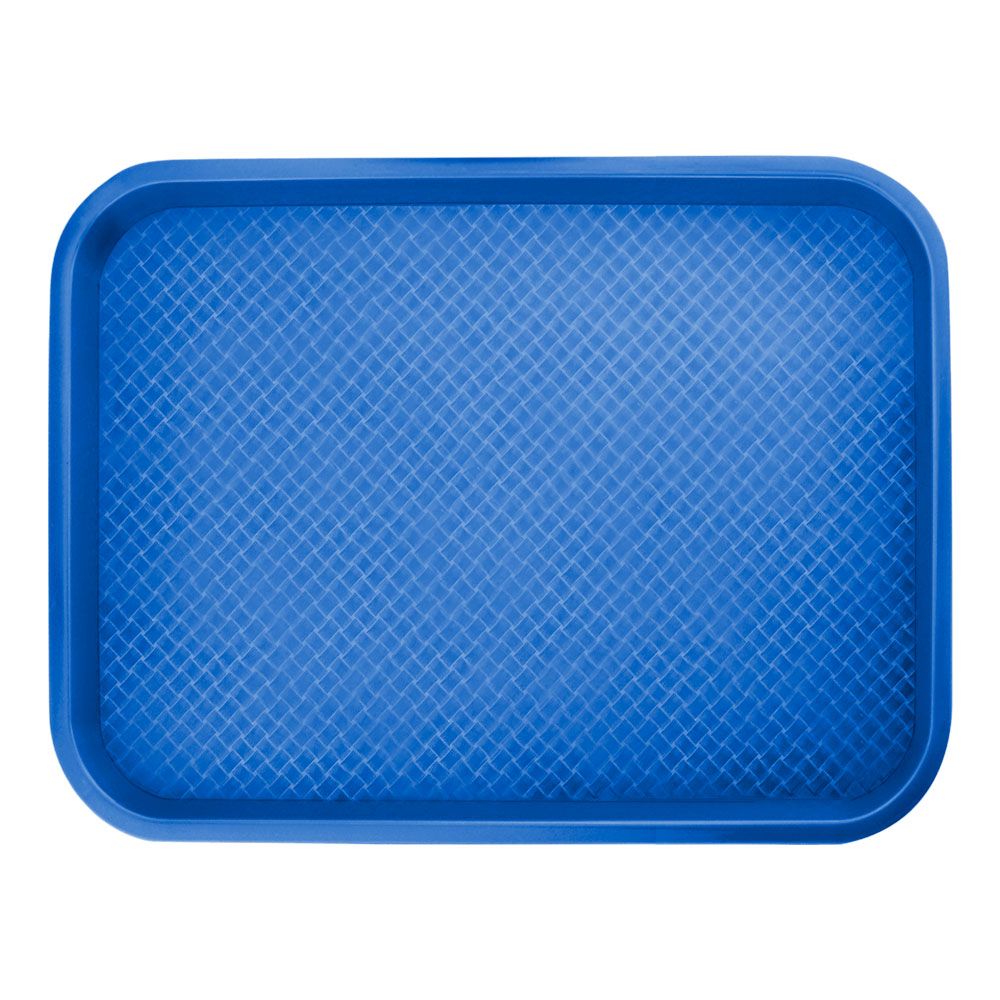 Fast Food Tablett 400x300mm, Polypropylen in blau