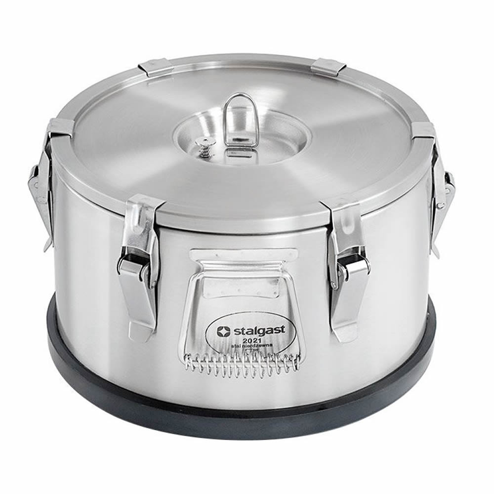 Thermobehälter aus rostfreiem Edelstahl, 10 Liter Thermobehälter aus rostfreiem Edelstahl, 10 Liter