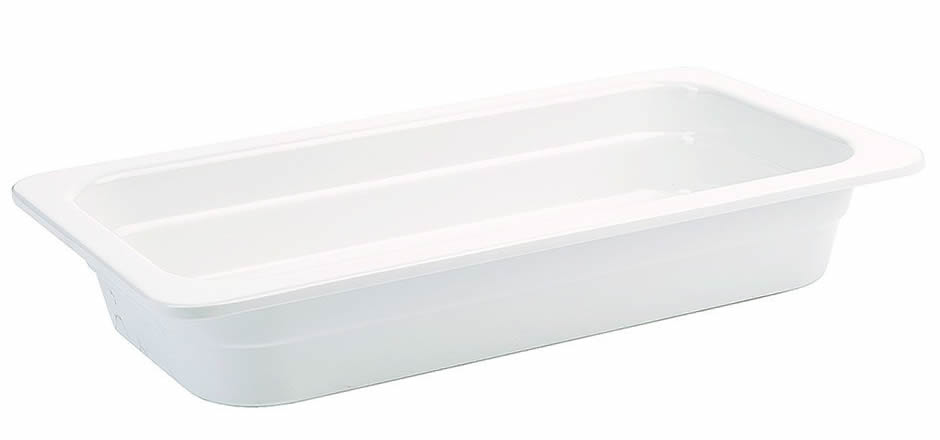 GN Behälter aus Melamin 2/4 - 65 mm tief GN Behälter aus Melamin 2/4 - 65 mm tief