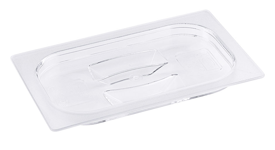 Deckel aus Polycarbonat GN 1/4 - umschließend Deckel aus Polycarbonat GN 1/4 - umschließend