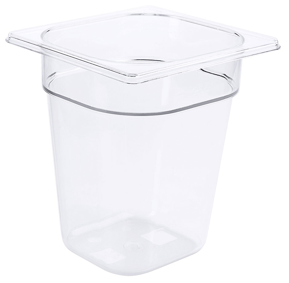 GN Behälter 1/6 - Polycarbonat - 200 mm tief - Volumen 3,4 Liter