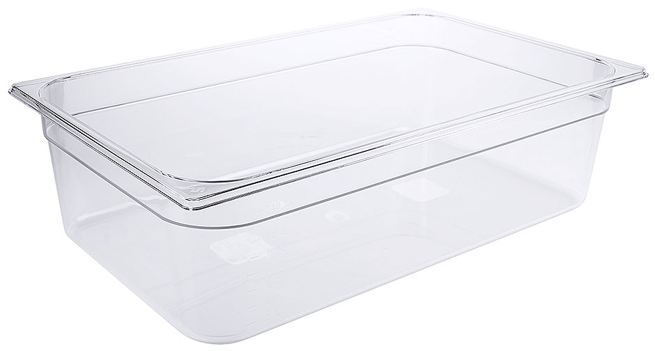 GN Behälter 1/1 - Polycarbonat - 150 mm tief - Volumen 20,0 Liter