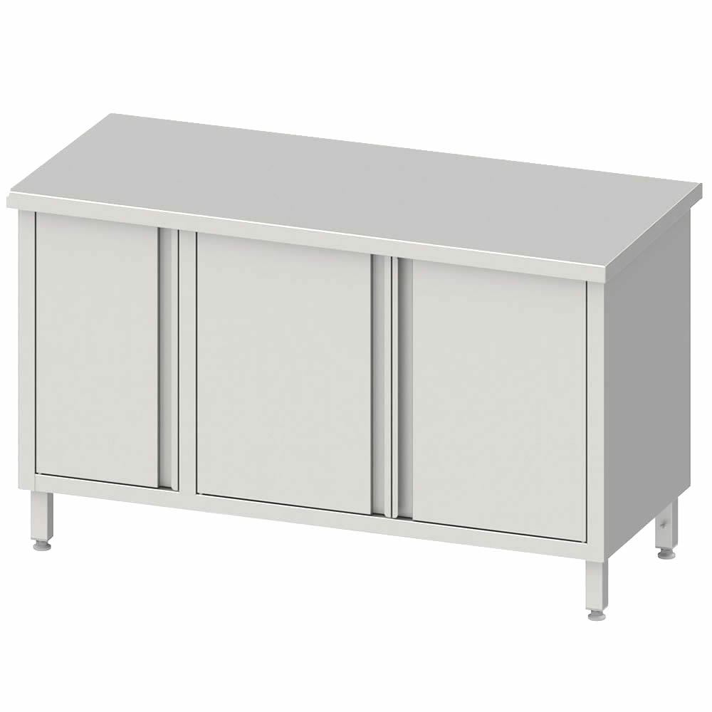 Arbeitsschrank mit Flügeltüren 200x70x85cm, + 1 kl, Schrank links, ohne Aufkantung