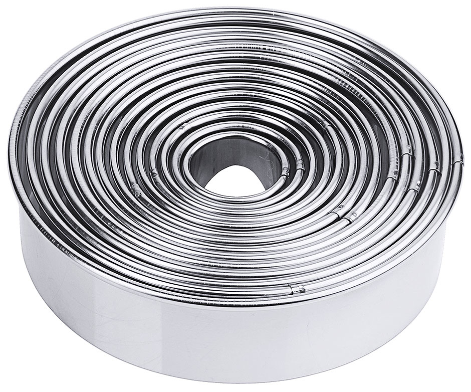 Ausstechsatz Rund - glatt - Ø 2,5 - 10,5 cm