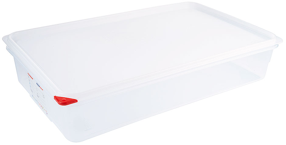 Lebensmittelbehälter GN 1/1 - Tiefe 10 cm - Volumen 13,5 Liter Lebensmittelbehälter GN 1/1 - Tiefe 10 cm - Volumen 13,5 Liter