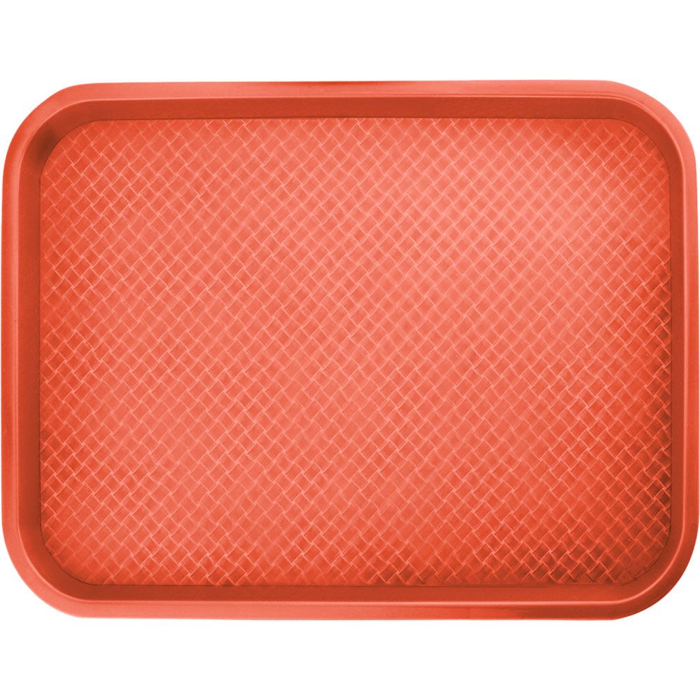 Fast Food Tablett 450x350mm, Polypropylen in rot
