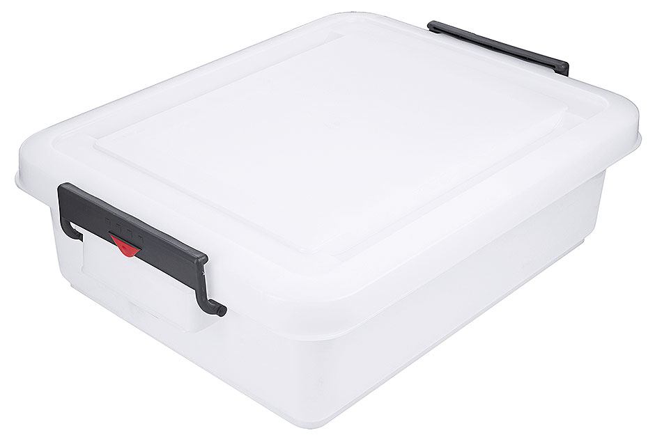 Transportbehälter - Inhalt 30 Liter in weiß mit HACCP Clip Transportbehälter - Inhalt 30 Liter in weiß mit HACCP Clip