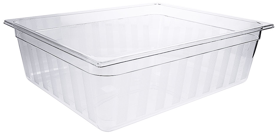 GN Behälter 2/1 - Polycarbonat - 200 mm tief - Volumen 40,0 Liter